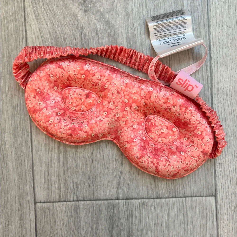 Slip Pink Floral Contour Silk Sleep Mask - Picture 4 of 5